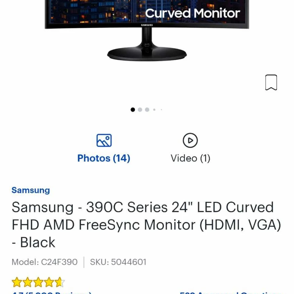 HP Desktop computer with monitor and speakers